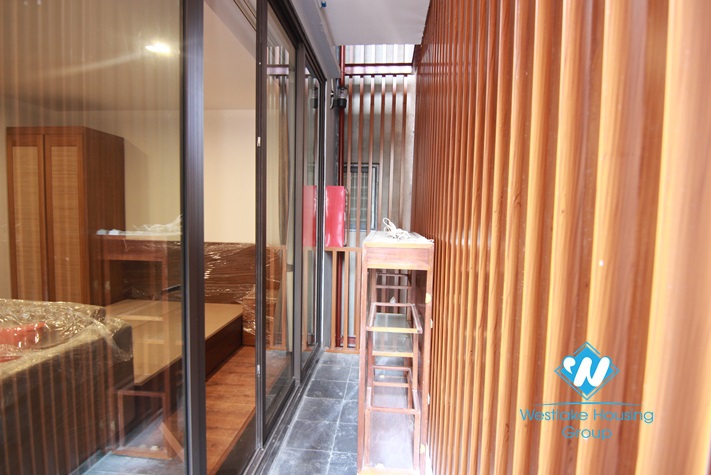 Nice Studio apartment with Japan style for rent in Tay Ho area 